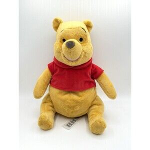 Disney Store Medium Size Super Soft Winnie The Pooh Bear 14” Plush‎
